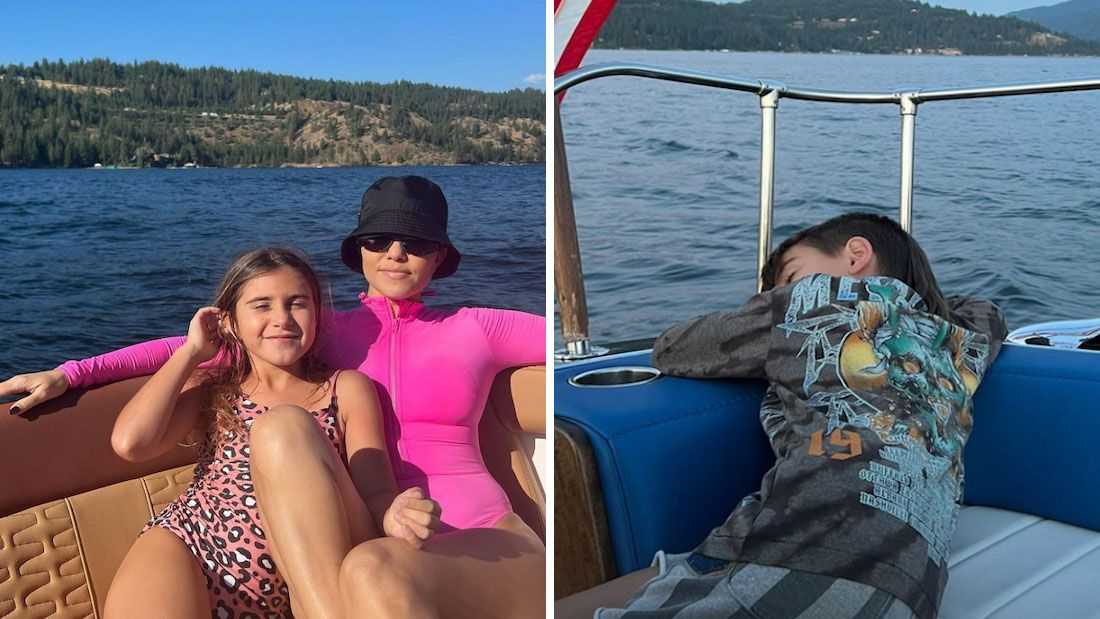 Kourtney Kardashian slammed for putting son in danger during boat trip