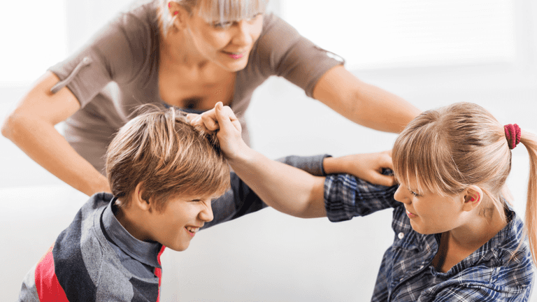 ‘My eldest keeps hitting and kicking his younger siblings, what can I do to stop it?’