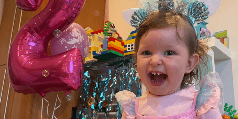 Eve’s dream to walk: Family raising vital funds for two-year-old’s stem cell therapy