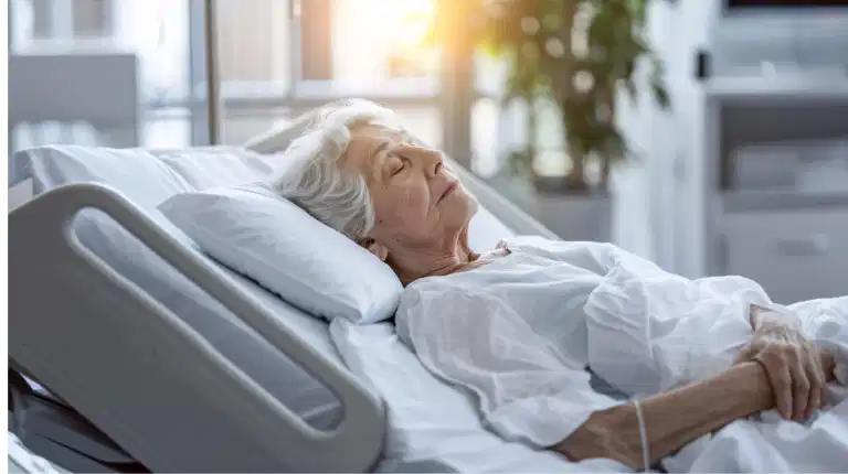 Sound a person makes which means they have just 24 hours left to live