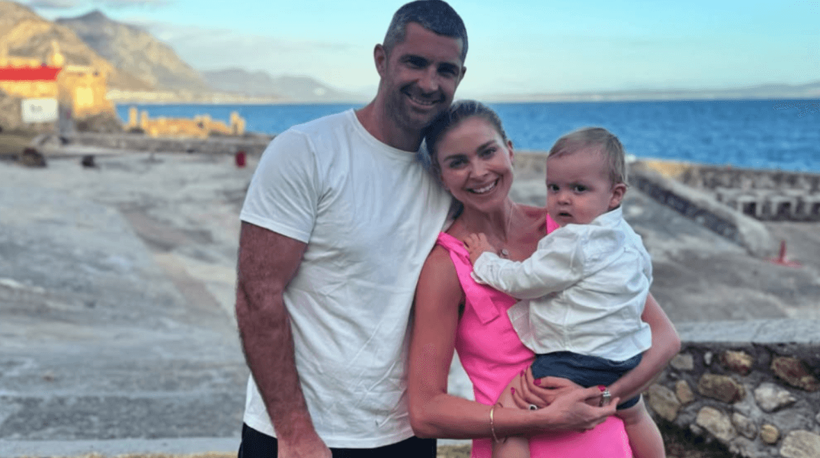 Jess Redden and Rob Kearney are expecting their second child together