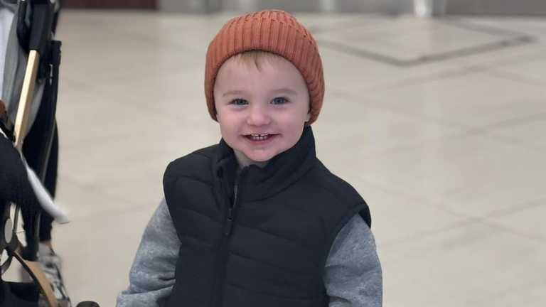 Toddler killed in road incident near Dublin home is named