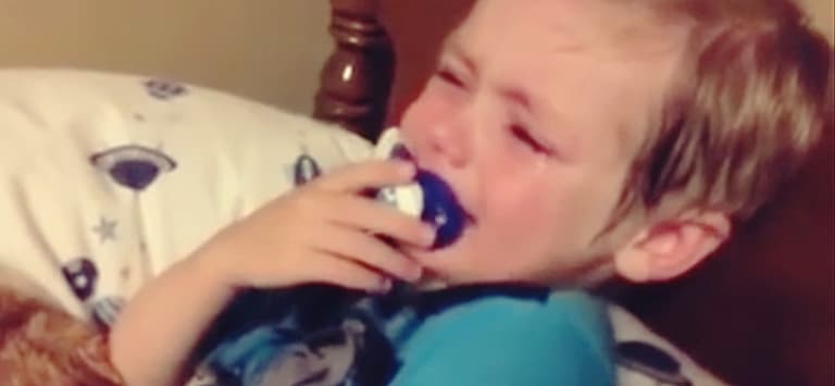 WATCH: Little boy is inconsolable… because Hillary Clinton is running for President WATCH: Little boy is inconsolable… because Hillary Clinton is running for President