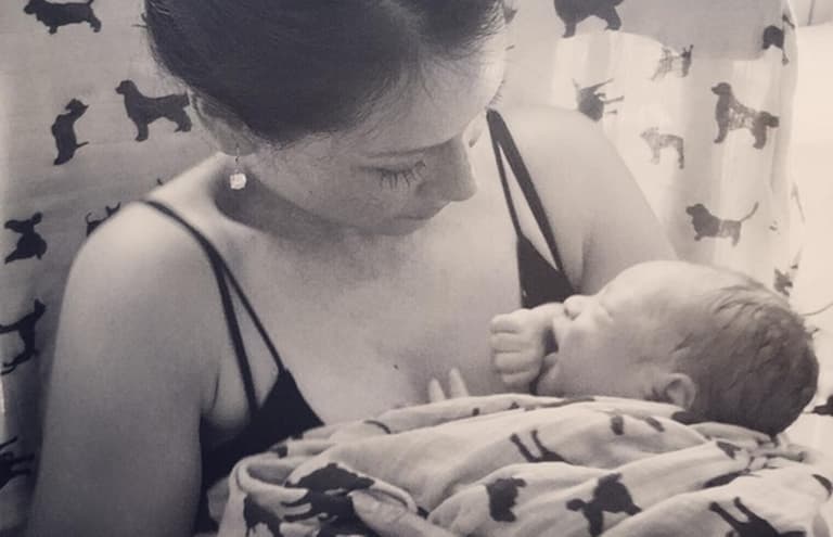 Actress reveals baby joy on Instagram