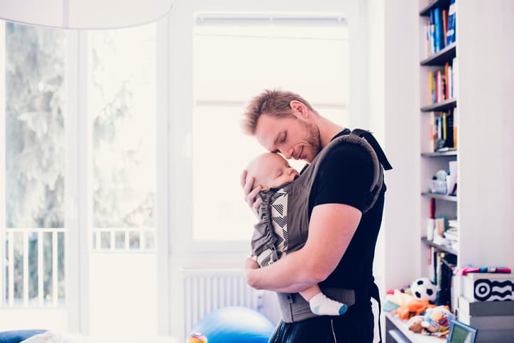 Ever heard of ‘fathering down’? It could help get your baby to sleep Ever heard of ‘fathering down’? It could help get your baby to sleep