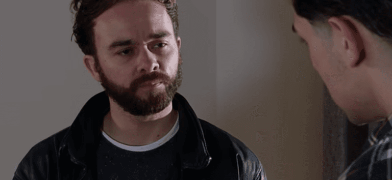 New set pics reveal a major turn in the David Platt male rape storyline
