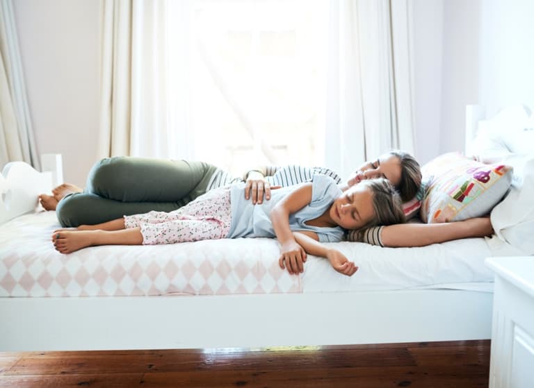 This accurate video shows what trying to sleep is like when you have kids
