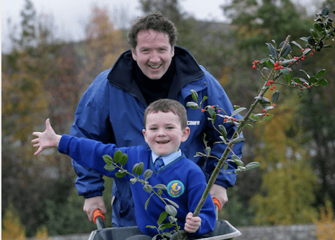 Trocaire is planting trees in the developing world, and they’re literally the Christmas gift that keeps on giving