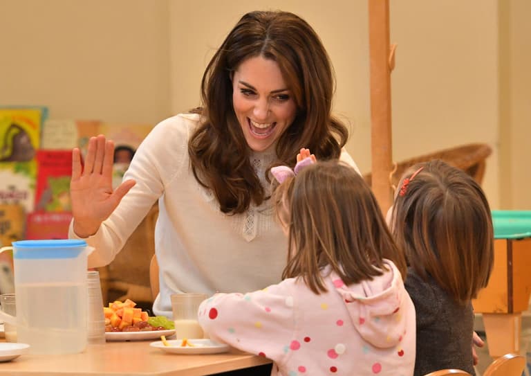 Kate Middleton made a surprise appearance at a London preschool (and even served breakfast!)