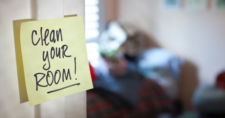 Father uses black rice trick to get his teenagers to clean their rooms