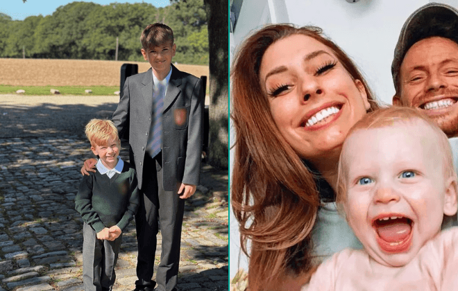 ‘Time is a thief’ – Stacey Solomon gets emotional as youngest son Rex starts school