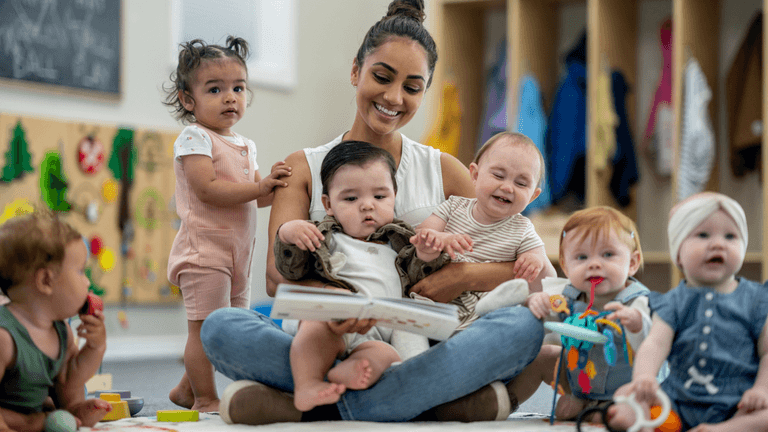 Five activities for your toddler and baby to do together
