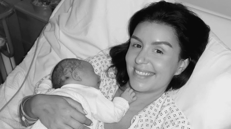 Terrie McEvoy reveals her baby boy’s adorable name
