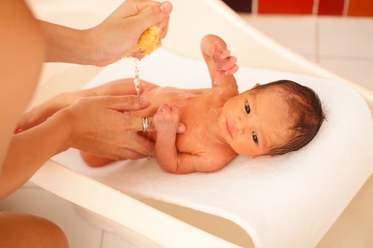 You can actually over-bathe your baby – so how often is too much?
