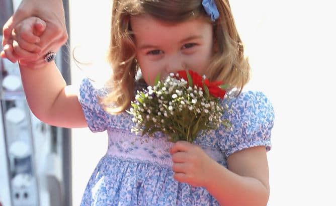 People are obsessing over Princess Charlotte copying the Queen