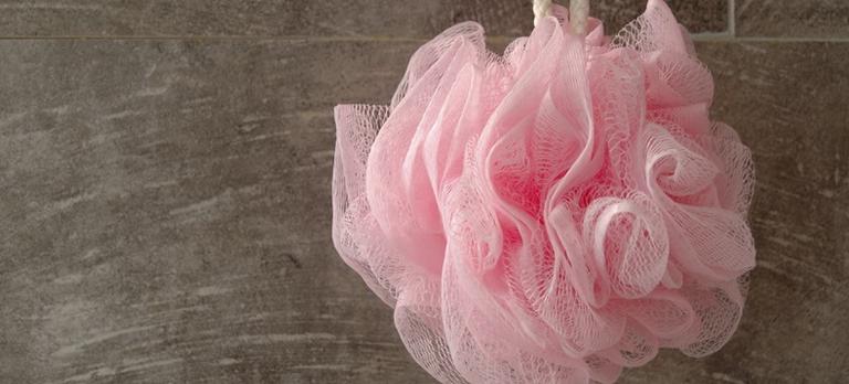 When was the last time you changed your shower pouf or sponge?