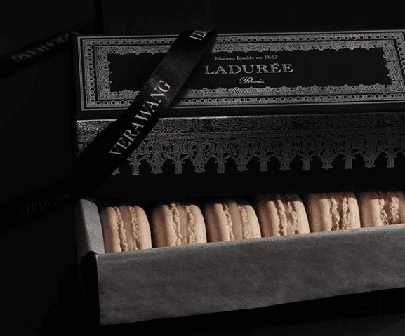 Vera Wang has collaborated with Ladurée to create an incredible wedding cake