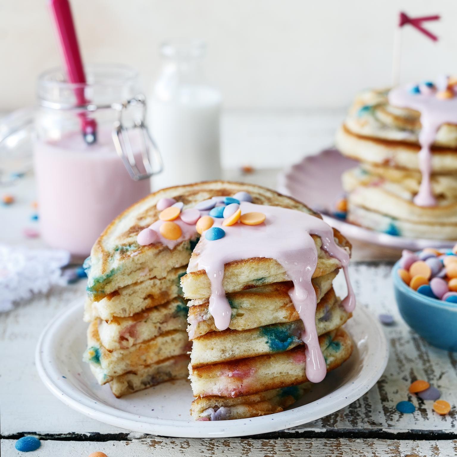 Give your pancakes a makeover with this Unicorn Pancake recipe