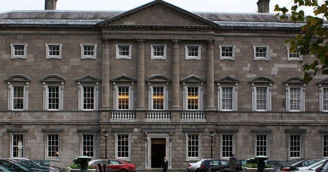 Students from Rush take to the Dail to protest lack of school places available