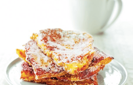 This doughnut french toast recipe is just what Sunday mornings were made for