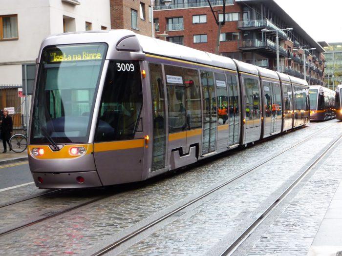 A woman has died after being involved in a Luas collision this morning