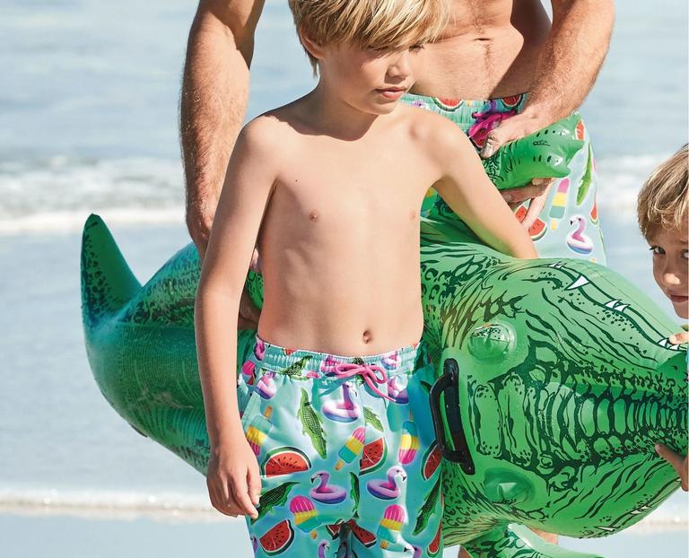 Next just got in the most adorable collection of matching family swimwear