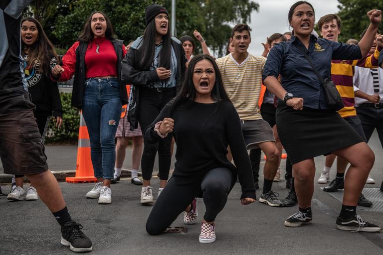 New Zealand kids perform the haka in memory of friends murdered in Christchurch