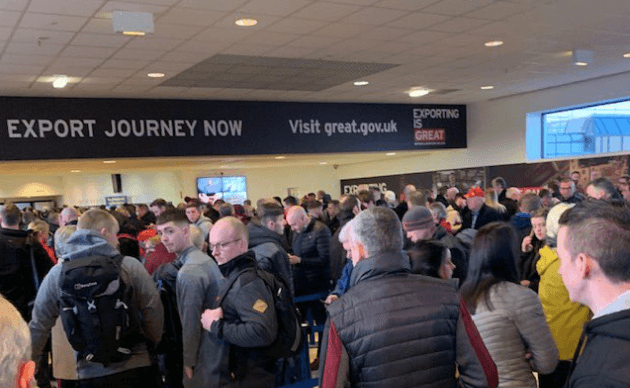 Outrage at Belfast International Airport as customers are made queue outside of terminal