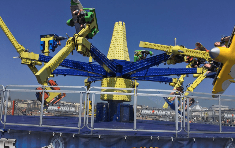 Four people injured after spinning fairground ride ‘comes loose’ in UK