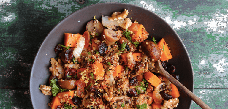 Need some dinner inspo? Try this tasty veggie recipe that will give you a folic acid boost