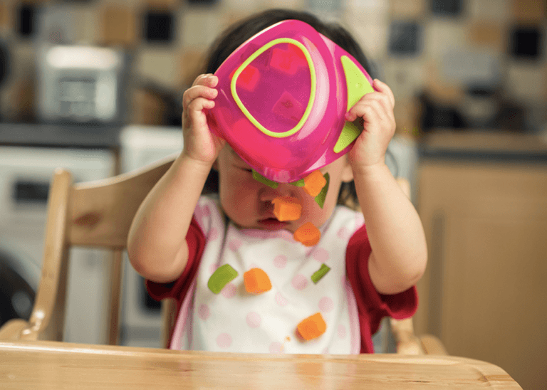 Letting your little one be messy with food can have some pretty awesome benefits (science says so)