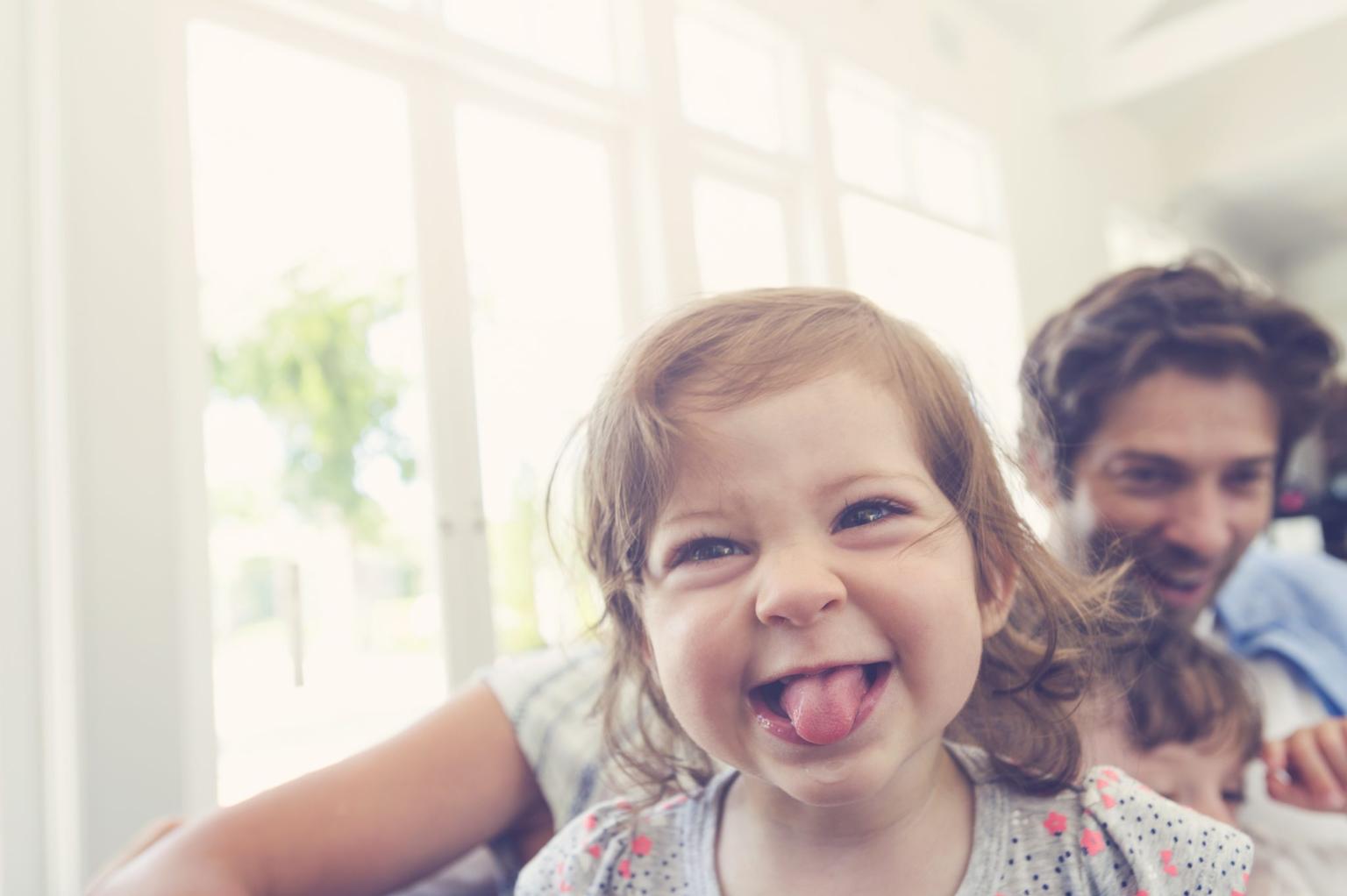 ‘No say dada’ – my toddler will only refer to her dad by his name and it’s hilarious