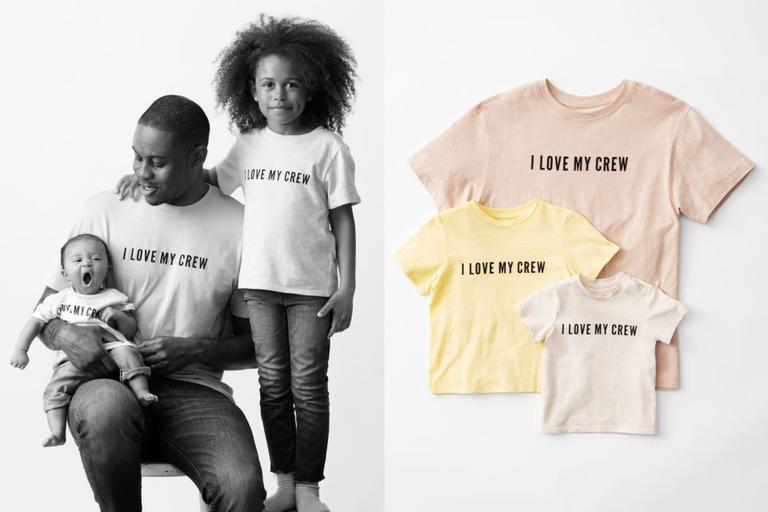 “I Love My Crew” – H&M launches gorgeous matching t-shirt collection for the entire family