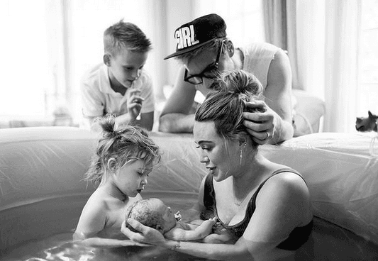 Hilary Duff wanted her 9-year-old son to see her give birth to his baby sister – and here is why