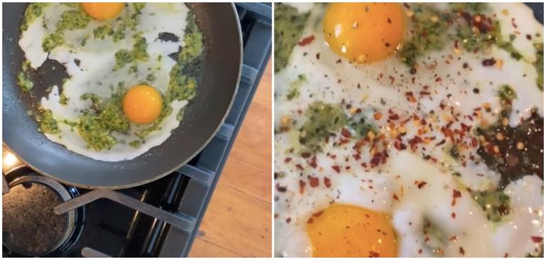 Pesto eggs are TikTok’s latest viral food trend – and you need to try them