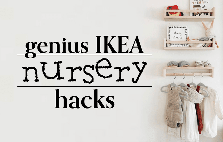 Doing up a nursery? These IKEA nursery hacks are genius