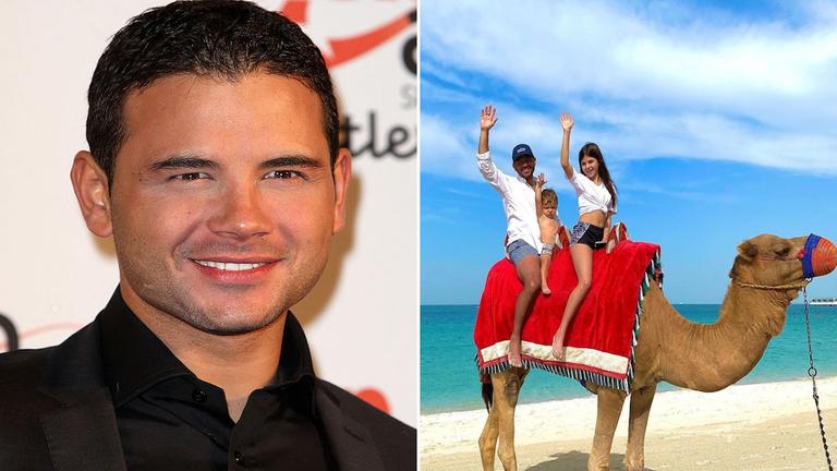 Ryan Thomas slated after sharing “cruel” photo of his family sitting on chained camel