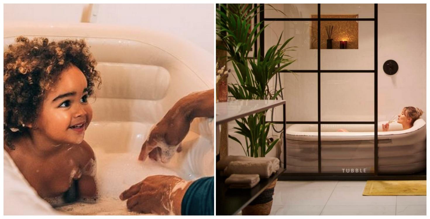 Love a bath, have no bathtub? These inflatable, full-sized tubs will fit anywhere