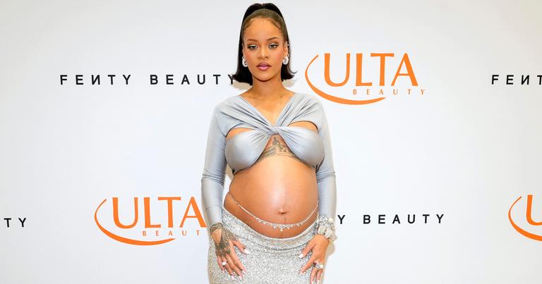 Pregnant Rihanna couldn’t attend the Met Gala – so a marble statue of her came instead
