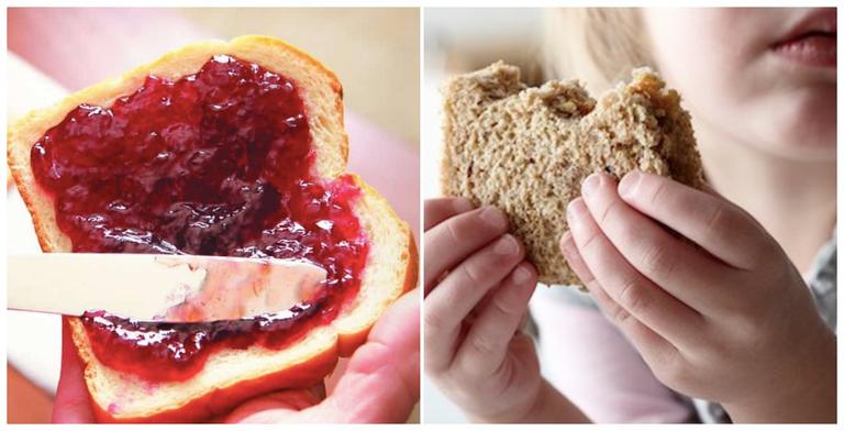 Parents told to stop giving their children jam sandwiches in their lunchboxes