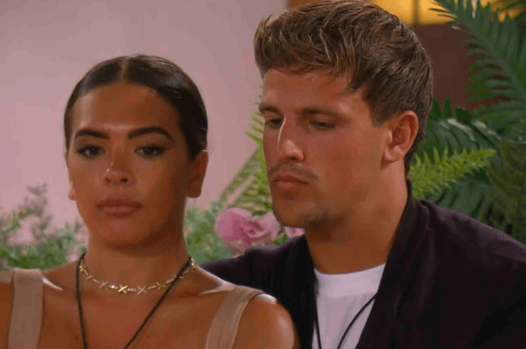 Luca and Gemma left the Love Island reunion early after having another row