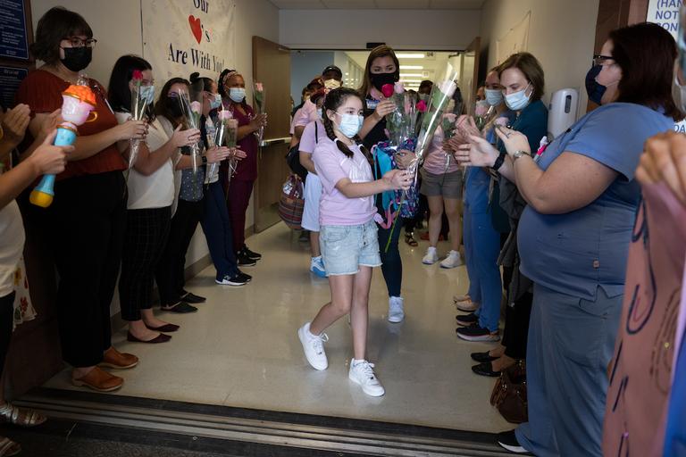 10-year-old Uvalde shooting survivor finally leaves hospital after two months