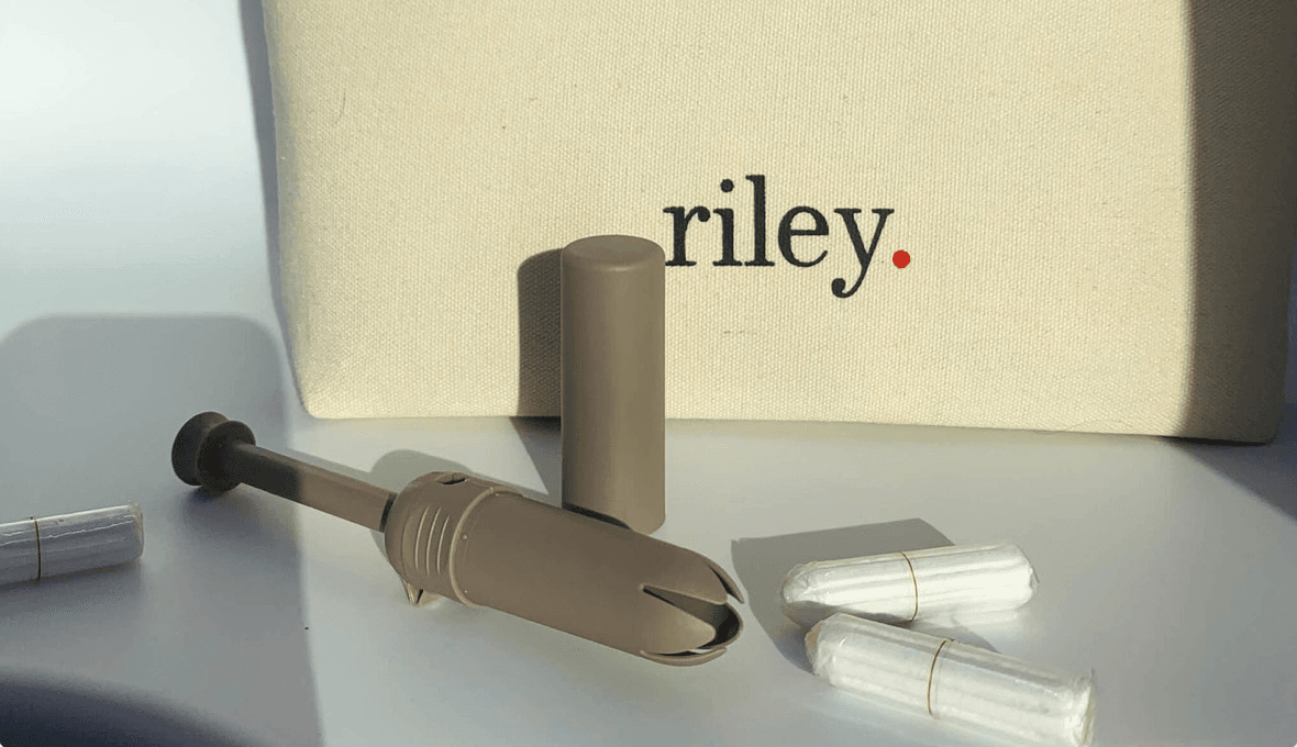 You can now get a reusable tampon applicator from Riley