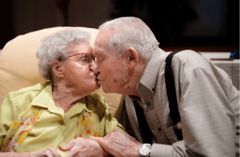 Couple, both 100, die holding hands just hours apart after being married for almost 80 years