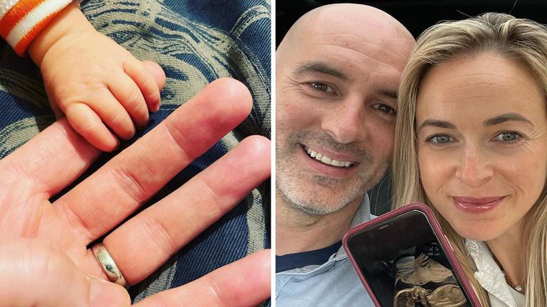 Richie Sadlier and wife praise hospital staff after finally becoming parents