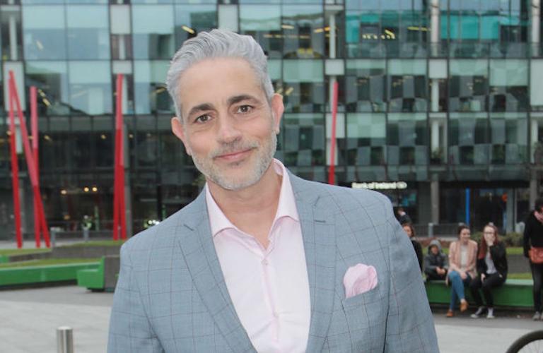 Protestors followed Baz Ashmawy after he helped build homes for refugees