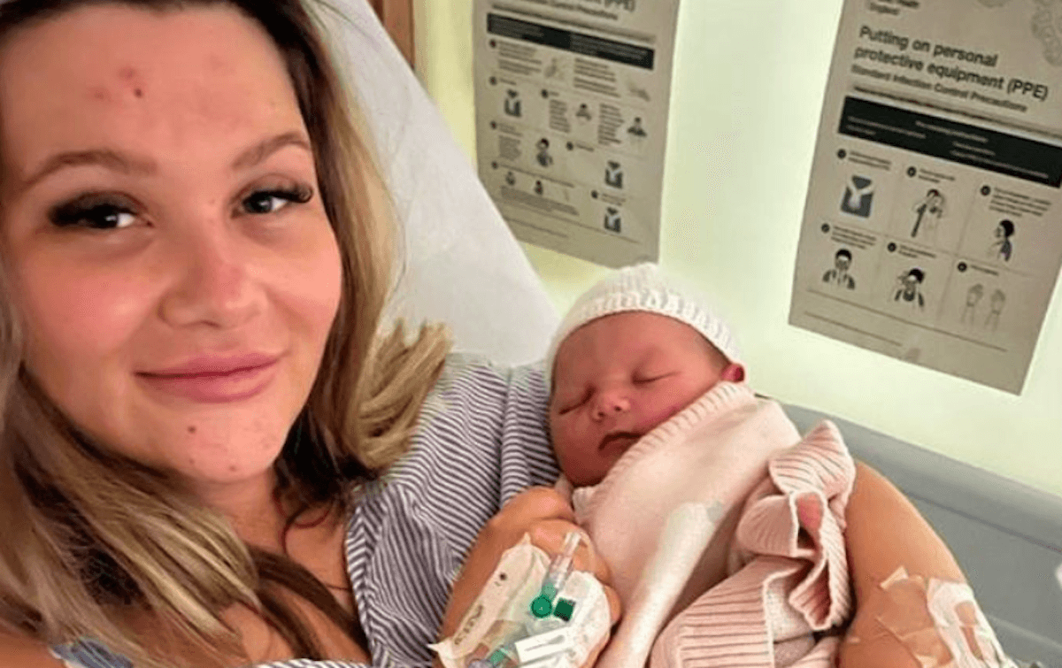 Love Island star Shaughna Phillips gives birth to a baby girl
