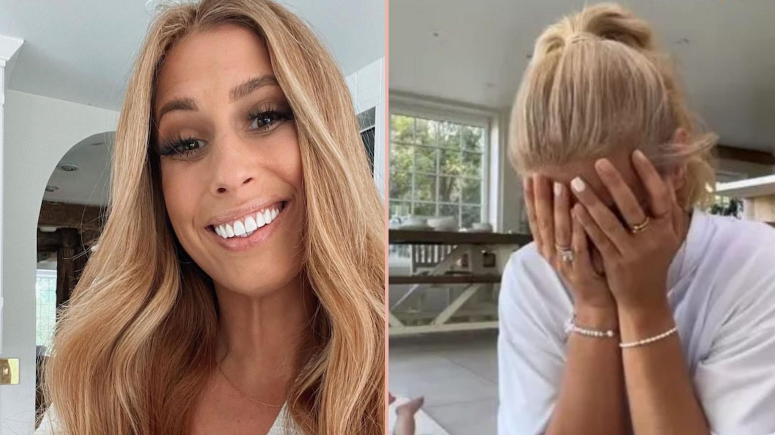 Stacey Solomon left mortified after gym treadmill accident