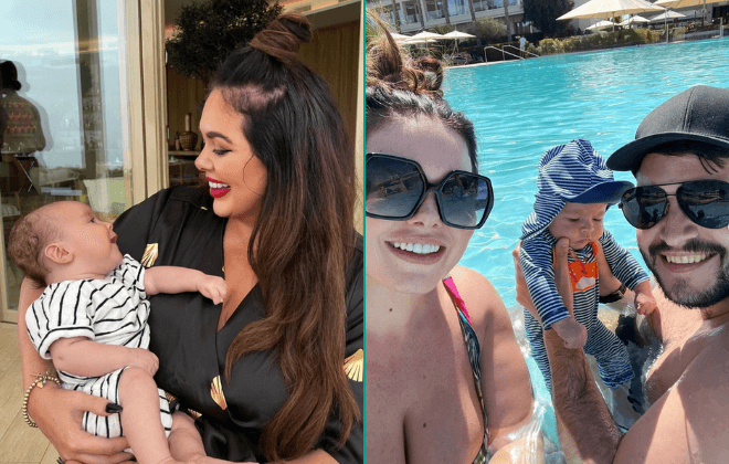 Scarlett Moffatt mum-shamed as she shares holiday pics of ten week old baby