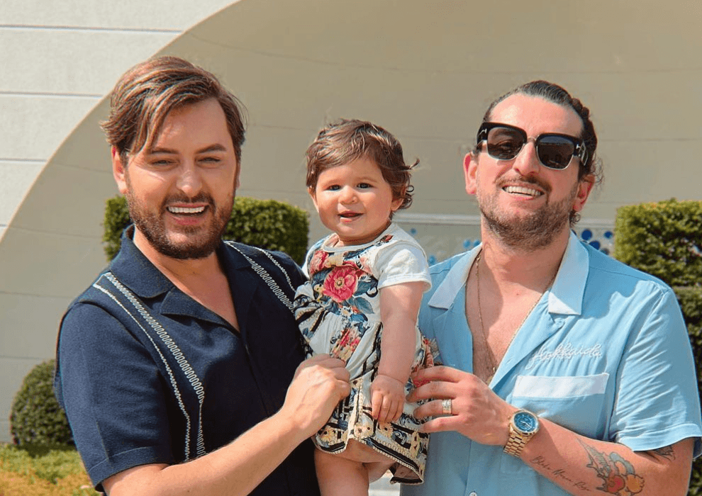 Brian Dowling shuts down claims he’s using his daughter to make money